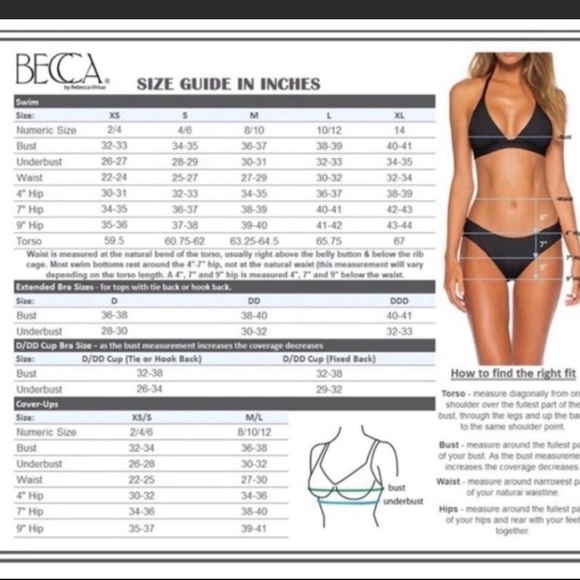 NWT Becca one piece cut out pink bathing suit-Size Med - Picture 8 of 8